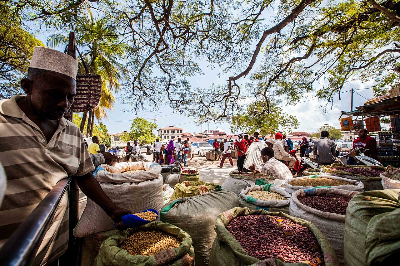 Stall at Darajani Market in Stone Town