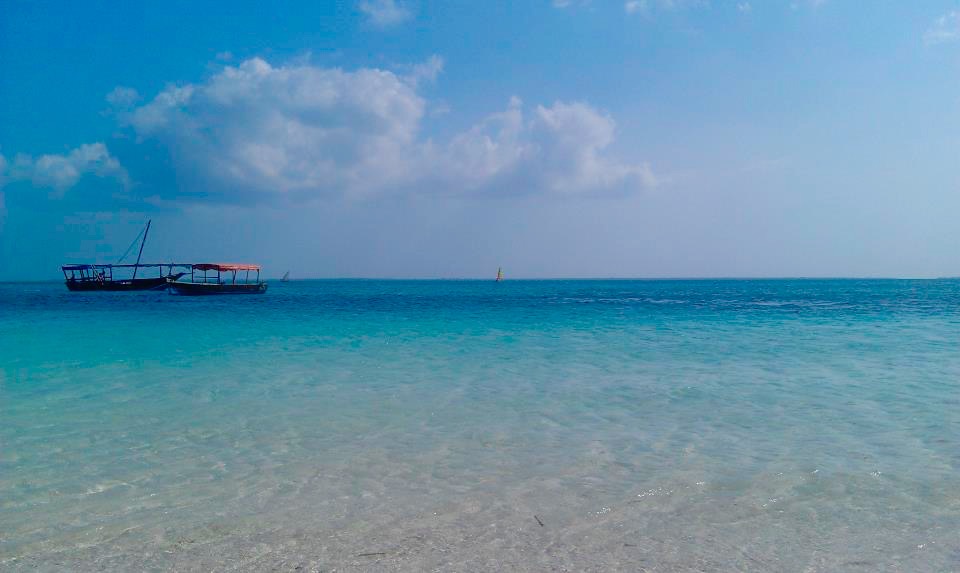 Nungwi Beach on the north coast of Zanzibar