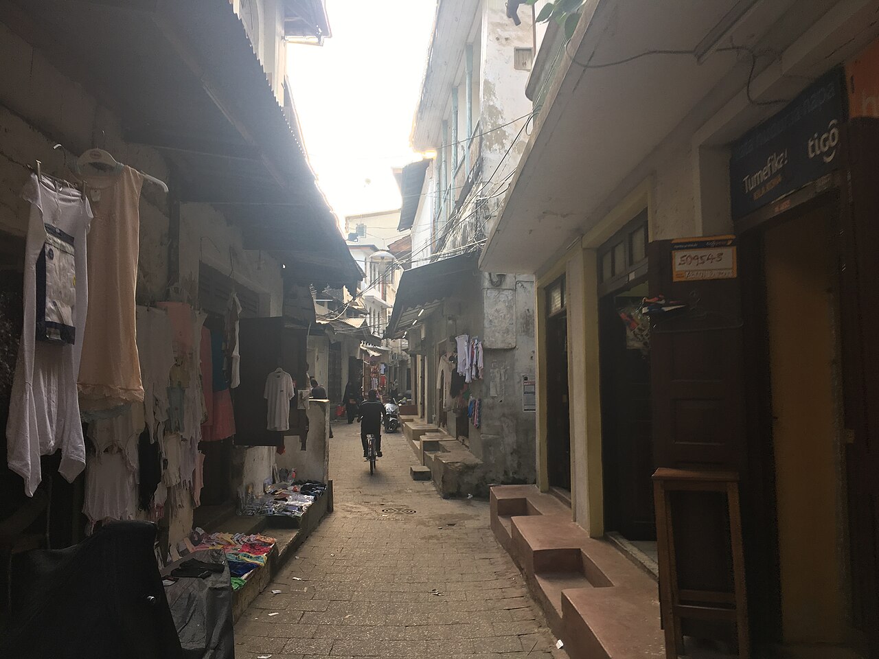 Street scene in Stone Town, Zanzibar