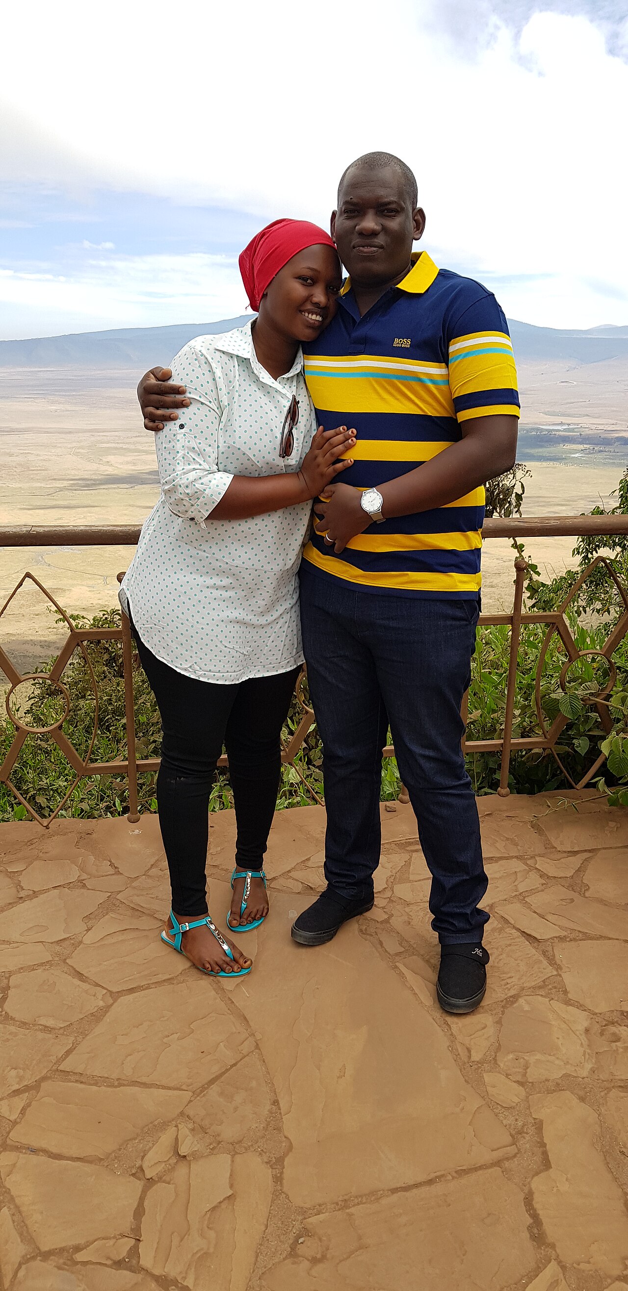 View across Ngorongoro Crater in Tanzania